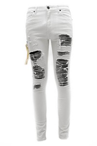 36 Distressed White Maten Jeans Biker 30 Couture Grimaldi 0qwxFAX