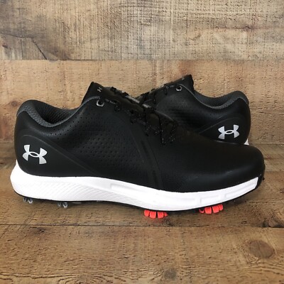 Under Armour Golf Shoes Mens Size 8 Black Charged Draw RST.3023728-001 New