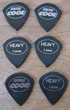 6 Ultra Cool Jazz Guitar Picks - Heavy / 1.2 mm gauge / Rubberized Accu-Grip