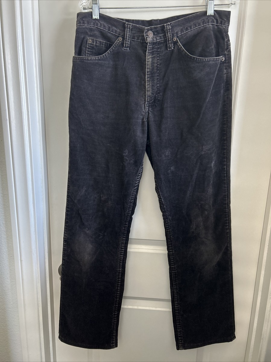 70s VTG LEVIS 646 Corduroy Pants Straight Leg TALON Zip 32x31 