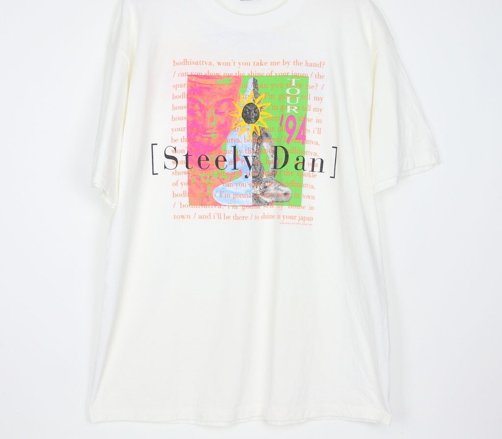 Vintage Steely Dan Summer Tour 94 Cotton White Men S-234XL T
