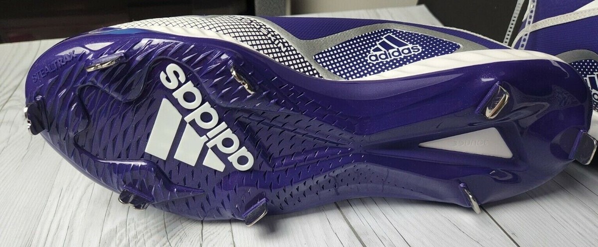 Adidas Icon 6 Bounce‎ Metal Baseball Cleats Purple / White FV9345 Mens Size 8.5 ADIDAS ICON 6 BOUNCE PURPLE BASEBALL CLEATS | Mercari main image 2