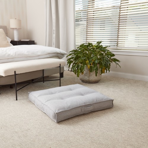Almohada de piso cuadrada con mechones - Imagen 8 de 25