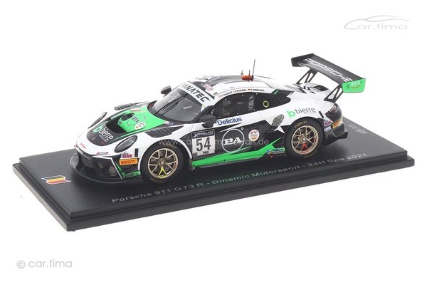 Porsche 911 GT3 R 24H Spa 2021 Bachler/Engelhart/Cairoli Spark 1:43 SB465-image