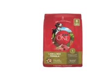 Purina ONE Dry Dog Food Lamb and Rice Formula 8 Lb. Bag