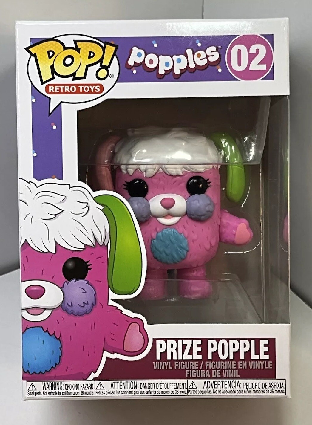 Retro Hasbro Funko Pop Popples Prize Figure #02 With Pop Protector Case