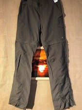Columbia brown cargo convertible pant 6 women  s Omni-Shade sun protection