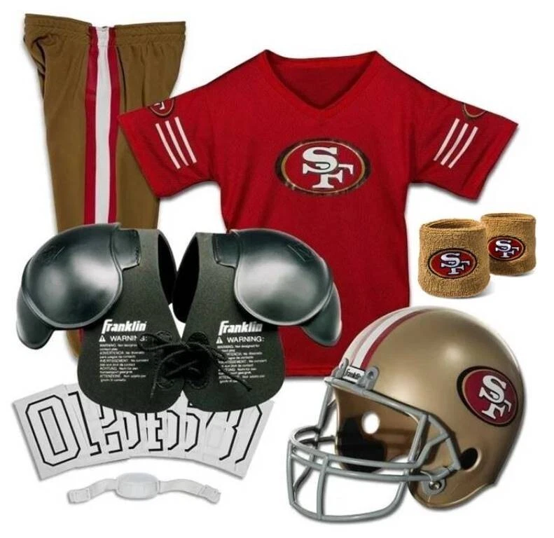 Franklin Sports NFL San Francisco 49Ers Deluxe Uniform Set santos.cis