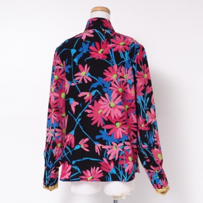 GUCCI｜LONG-SLEEVED SHIRTS/BLOUSES (772882 XDCT9 4447) Gucci 2021Ss Blouse Size 40 165 88Y Ken Scott Flower Silk