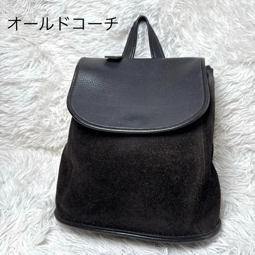 バッグ Vintage Coach Convertible Backpack Suedo Vintage Coach Berkeley Leather Suede Convertible Backpack Brown