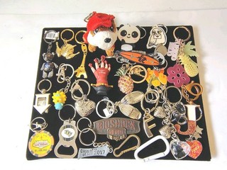vintage keychain lot of 25 90s to present. "UNIQUE PIECES"