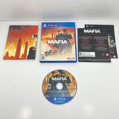 Mafia: Definitive Edition - Sony PlayStation 4 PS4 w/ Poster - TESTED