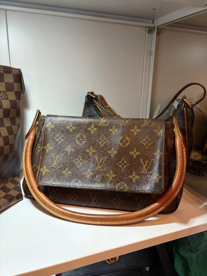 Bolsa de ombro Louis Vuitton mini lona marrom - Imagem 2 de 4