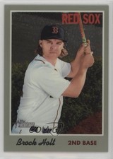 2019 Topps Heritage Chrome 987/999 Brock Holt #THC-39 8d4