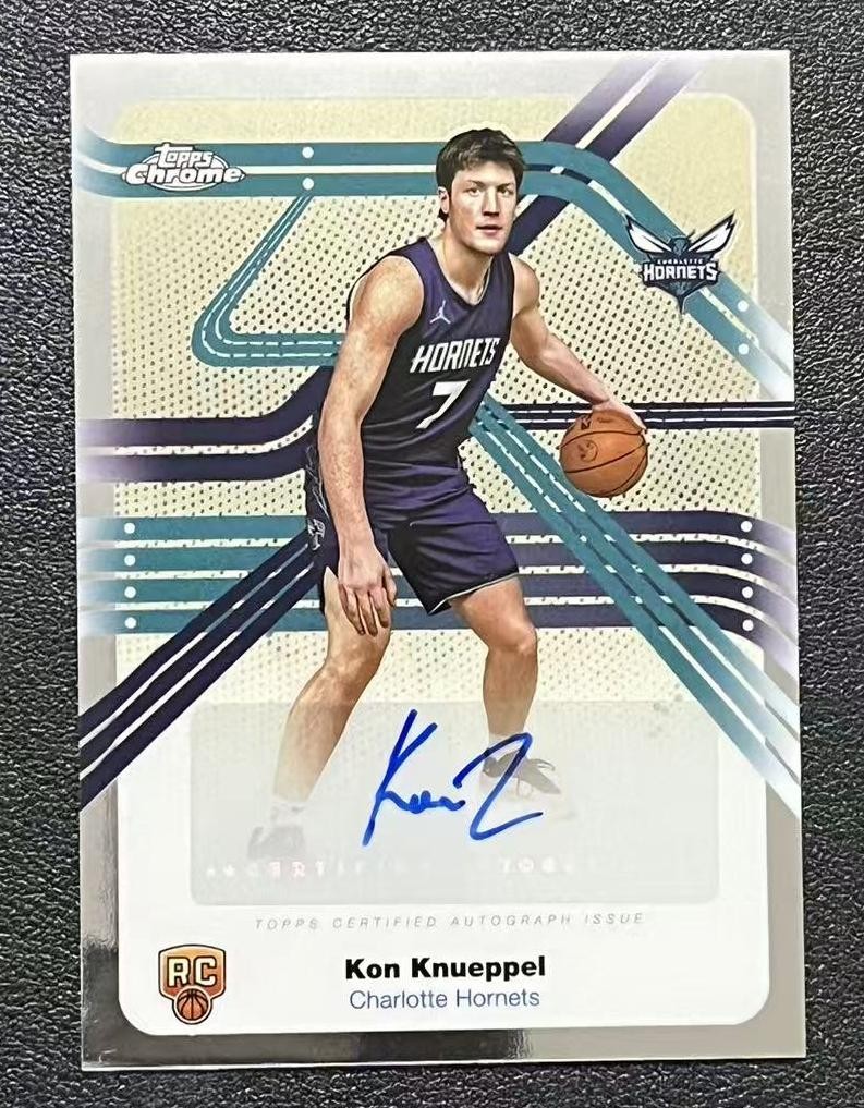 2025-26 Topps Chrome Kon Knueppel RC Rookie Next Stop Auto
