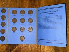 Great Britain Whitman Folder 9679 Halfpennies Collection 1902 to 1936 Complete