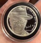 Gold and Silver Pawn Shop 1 Troy oz .999 Fine Silver The Old Man W/ Capsule