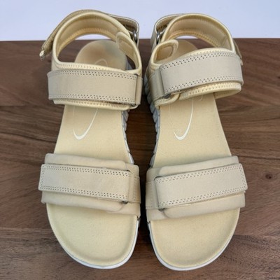 New Womens ECCO GRUUV SOL Yellow Leather Strappy Hiking Sandals Size 39 US 8-8.5