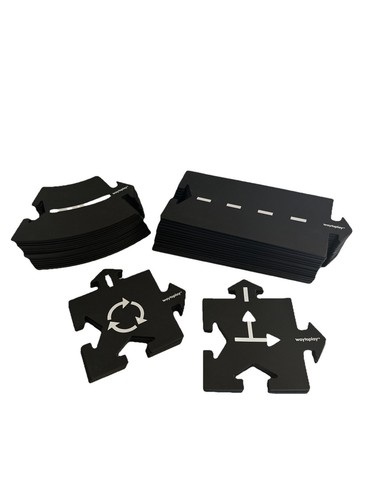 Waytoplay Highway 40 Stück Schaltung für Spielzeugautos flexibel unverwüstlich Tattybox