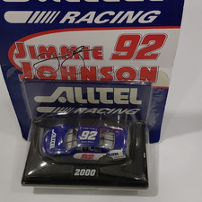 Alltel Racing #92 Jimmie Johnson 2000 Autographed Diecast Car Blue White