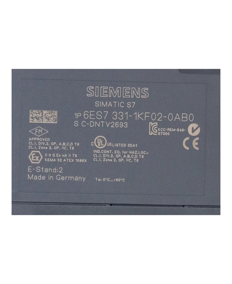 Siemens 6ES7 331-1KF02-0AB0 / 6ES7331-1KF02-0AB0 SIMATIC S7-300 Analog Input SM - Image 2 of 4
