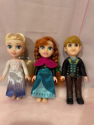 Disney Frozen II Anna, Elsa & Kristoff Petite Set of Three 6-inch-tall