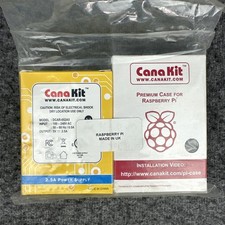 Raspberry Pi 3 Starter Kit Canakit Black Case, 32GB SD Card 2.5A Adapter Python