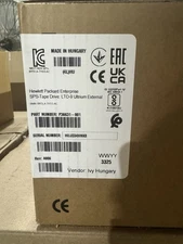 NEW HPE StoreEver LTO-9 Ultrium 45000 SAS External Tape Drive- BC042A