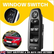 Fits Peugeot 2008 5 Door Hatchback 2013-2019 Driver Side Electric Window Switch