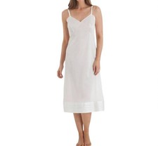 Shadowline Lingerie Adjustable Length Full Slip White