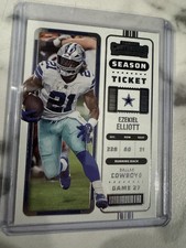 2022 Panini Contenders - Season Ticket Ezekiel Elliott #28