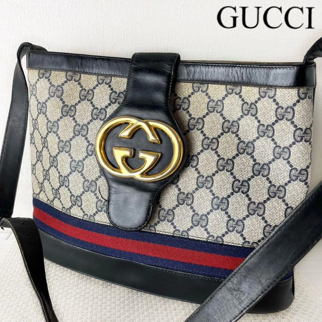 Sac bandoulière Gucci 17 Gg Supreme Sherry imbriqué m2_0417