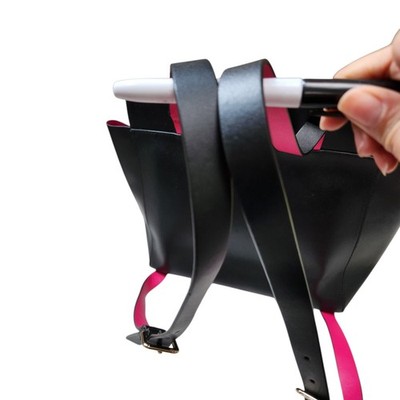 KATE SPADE Quincy Putnam Drive NWOT Black Pink Smooth 