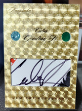 CUBA GOODING JR. GOLD TURNKEY DUAL GEMSTONE CUT AUTOGRAPH CARD#GA-34