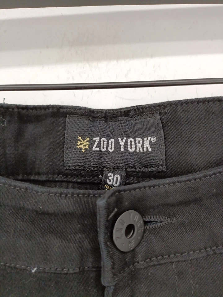 Zoo York Women's Jeans UK 30 Black Cotton with Spandex Straight - Image 2 of 4