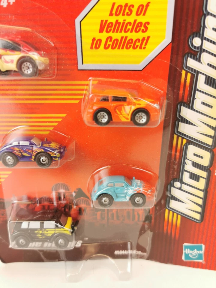 Vintage Hasbro Micro Machines Flame Racers 2003 NEW-SEALED - Image 4 of 4