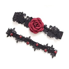Women Wedding Bridal Legs Garter Set Bridal Garters Lace Belt with Toss Away ...
