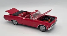 1965 Chevrolet Red SS Convertible Impala - (Sun Star) -1:24 Diecast