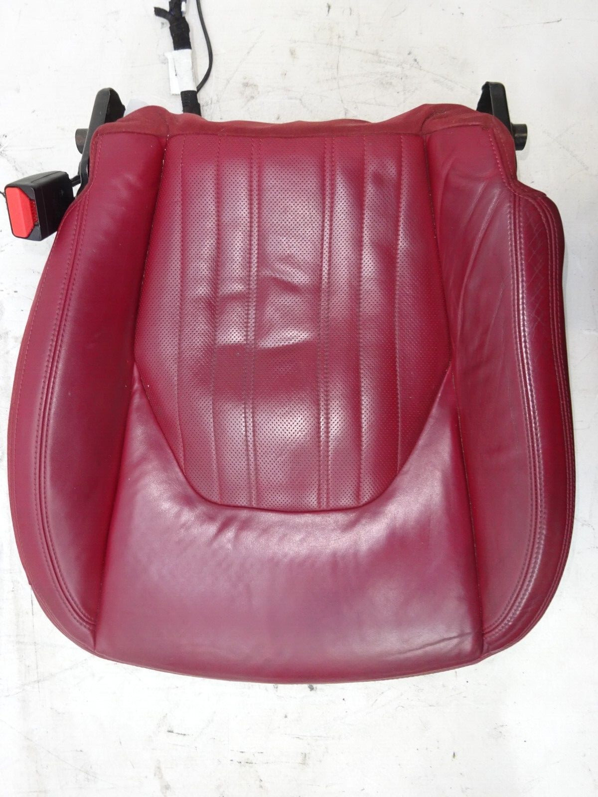 14-17 Maserati Ghibli Front Left Lower Bottom Seat Cushion w/ Rail OEM DE231041