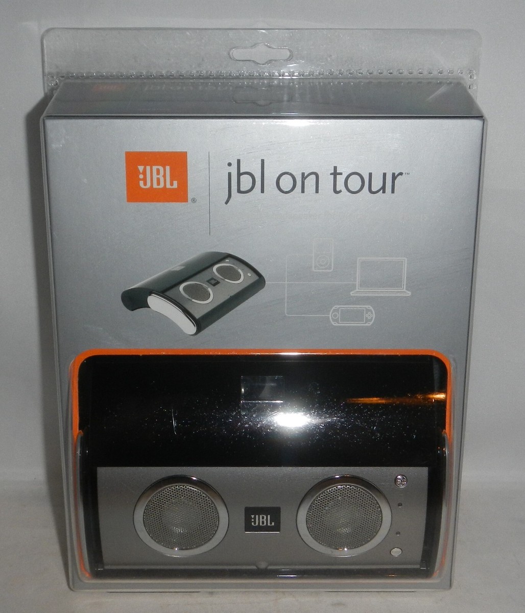 JBL On Tour Portable Wired Mini Stereo Speaker System AC or