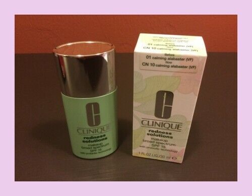 Løb Et kors Bortset Clinique Redness Solutions Makeup SPF 15- (01) Calming Alabaster CN10 | eBay