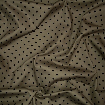 French top designer authentic cotton fabric Polka dot Made in Italy Price for 1M
