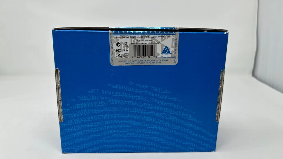 Aegis Padlock 3 A25-3PL256-500 500GB USB Pin Secured External HDD Hard Drive - Image 4 of 4