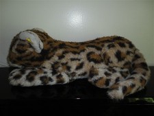 Steiff Vintage 1977 Patchy Young Leopard 6320/30 Button Tag 25 Inch Laying