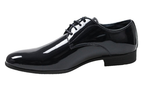 Eleganti scarpe uomo Class nero lucido vernice calzature man's shoes  cerimonia | eBay