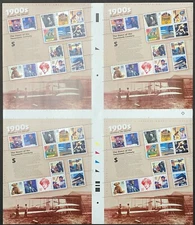 us stamps 1901-40: unused SC#'s 3182-3191 uncut p/s Celebrate the Century