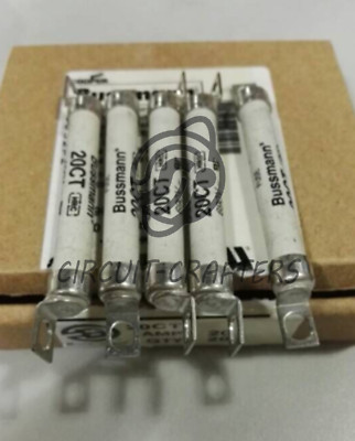 5PCS New BUSSMANN 20CT Semiconductor Fuse 20Amp 690VAC