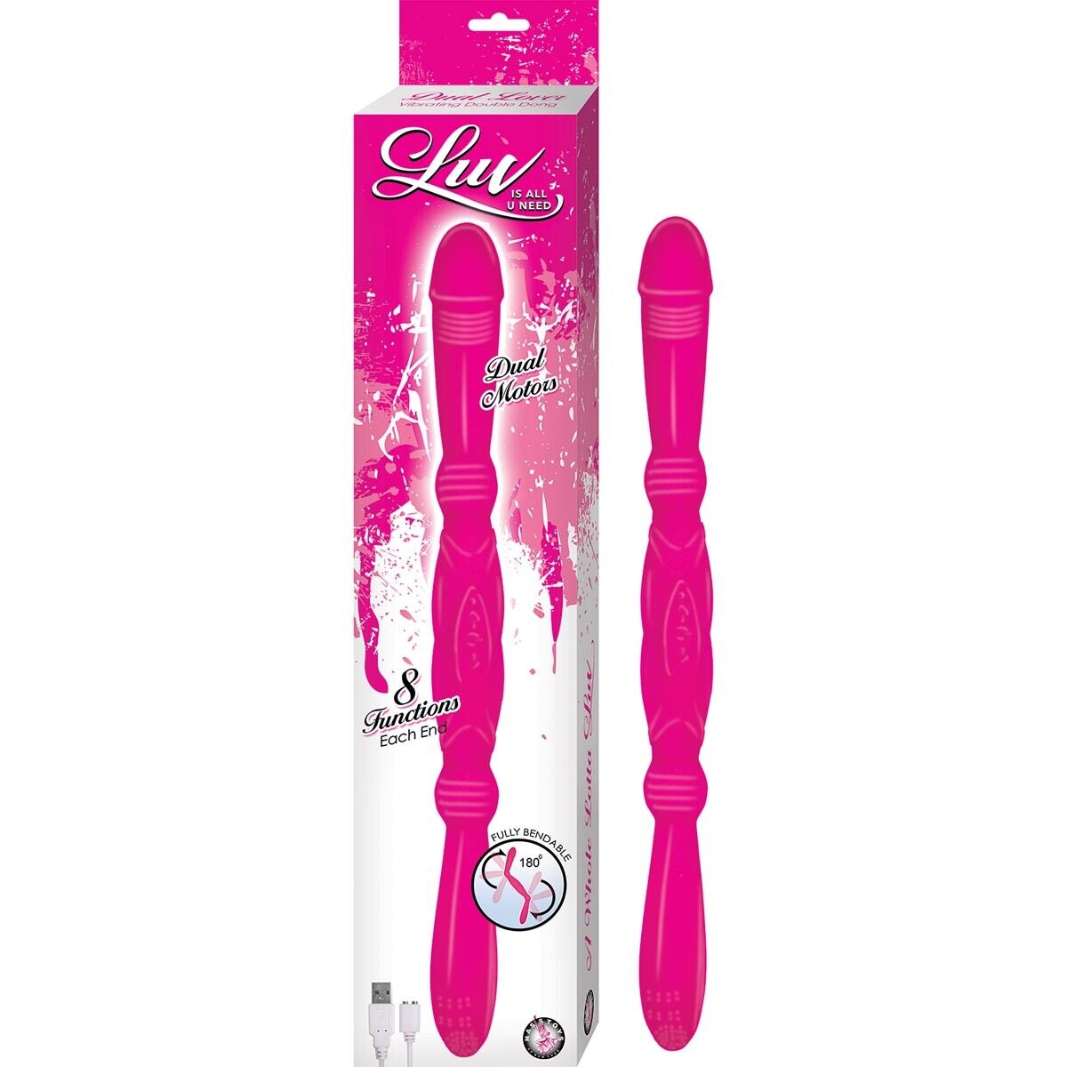 DILDO DOUBLE-LUV DUAL LOVER-PINK