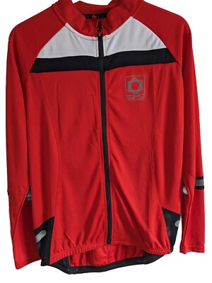 Herren MFX PURE BREED ROT DURCHGEHENDER REISSVERSCHLUSS RADSHIRT TRIKOT OBERTEIL SMALL