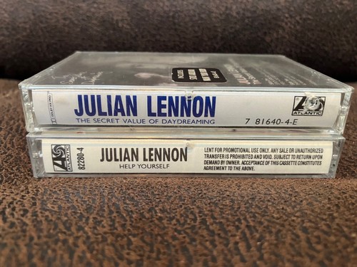 SEALED CASSETTES Julian Lennon Value of Daydreaming & Help Yourself SHIPS FREE - Picture 2 of 3